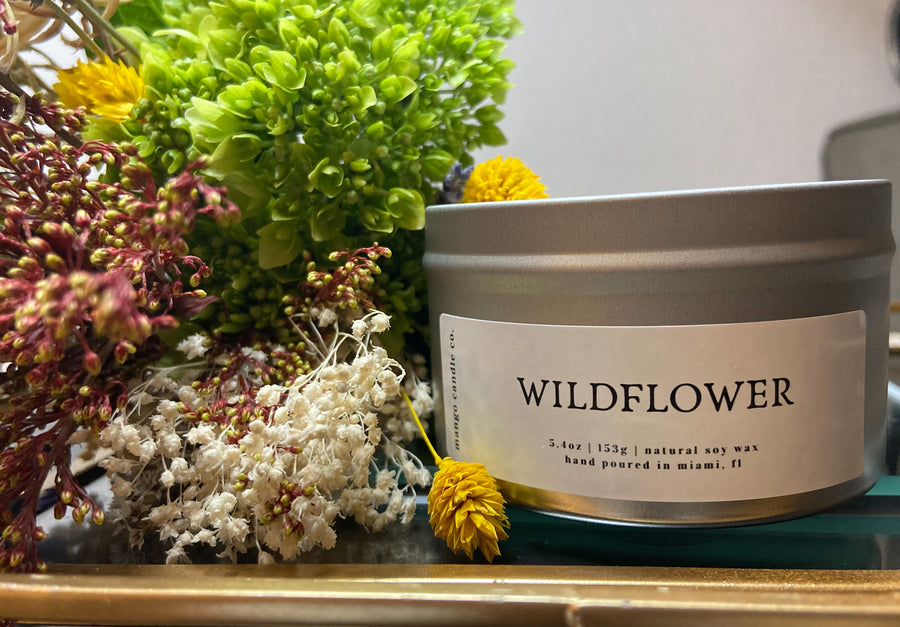 Wildflower Soy Candle Tin