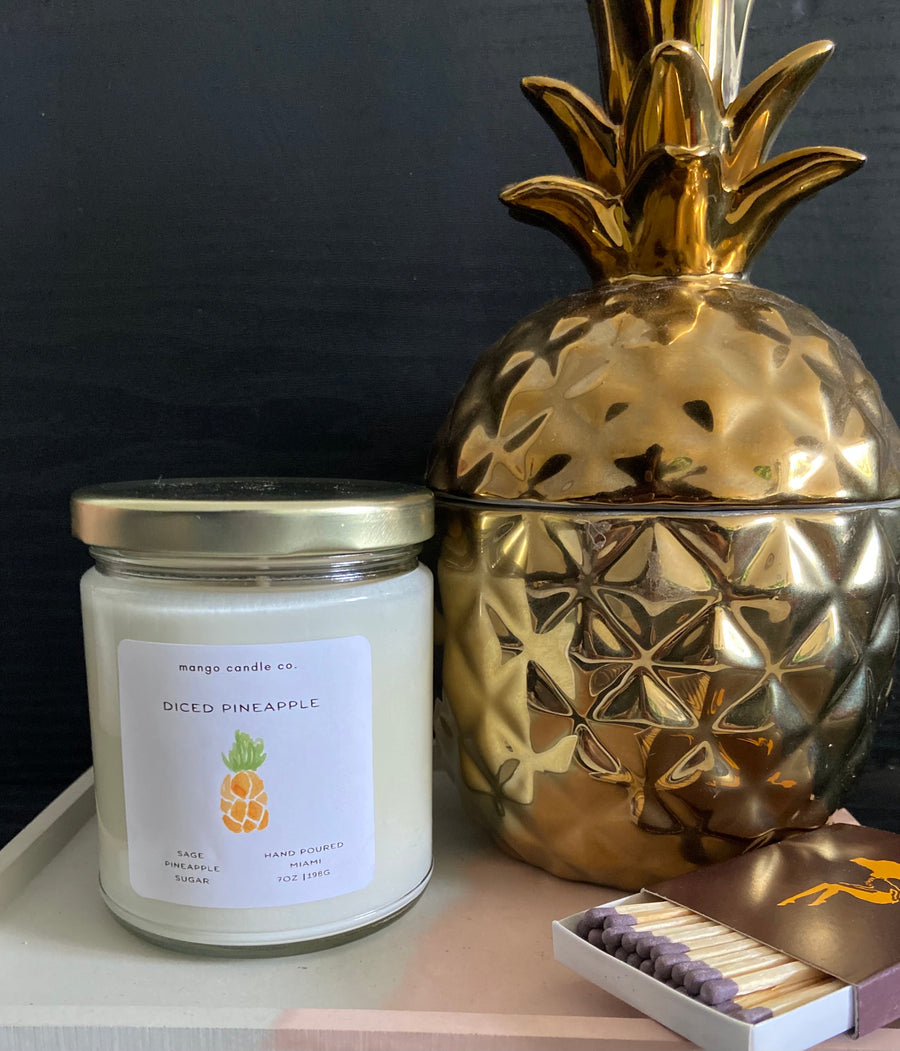 Diced Pineapple Soy Candle